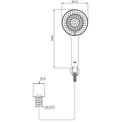 Tay Sen TOTO TBW09010V Massage 3 Chế Độ