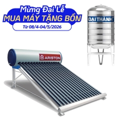 [Bao lắp] Máy nước nóng năng lượng mặt trời Ariston 250L