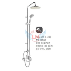 Sen cây tắm đứng nóng lạnh INAX BFV-1115S-3C-2 (BFV1115S-3C-2)