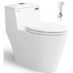 Bồn cầu 1 khối Viglacera V823 tặng vòi xịt VG826