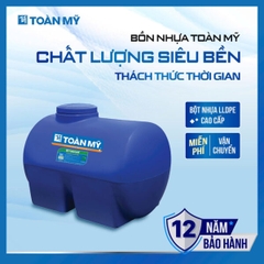 Bồn nước nhựa ngang Toàn Mỹ 1500L ngang