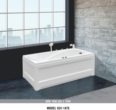 Bồn tắm dài Euroca EU1-1475 dài 1m4 chân yếm đặt sàn