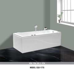 Bồn tắm dài Euroca EU3-1775 dài 1m7 chân yếm đặt sàn