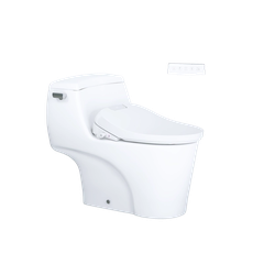 Bồn Cầu 1 khối CAESAR C1353F Nắp Rửa Điện Tử TAF610H
