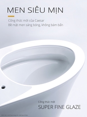 Bồn cầu 1 khối Caesar C1375 nắp êm