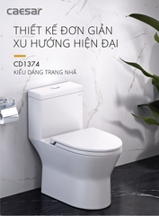 Bồn cầu 1 khối Caesar C1374