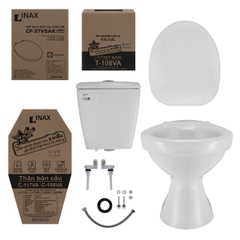 Bồn cầu 2 khối INAX C-108VAN xả nhấn nắp êm (C108VAN)