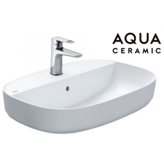 Lavabo chậu rửa mặt INAX AL-652VGC đặt bàn 3 lỗ (AL652VGC)