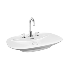 Lavabo chậu rửa mặt INAX CERAFINE AL-S640VGC 3 lỗ