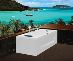 Bồn tắm dài Euroca EU4-1775 dài 1m7 chân yếm đặt sàn