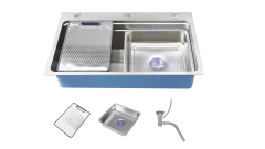 Chậu Rửa Chén 1 Hộc Chống Trày C-89 INOX 304