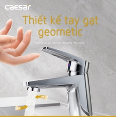 Vòi lavabo chậu rửa mặt Caesar B390CU nóng lạnh