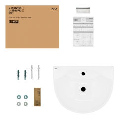 Lavabo chậu rửa mặt INAX L-288V treo tường + chân ngắn (L288V)