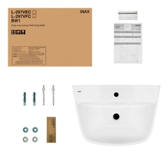 Lavabo chậu rửa mặt INAX L-297V treo tường (L297V)