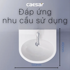 Lavabo chậu rửa mặt Caesar L2152 treo tường