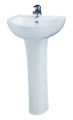 Lavabo chậu rửa mặt Caesar L2150S treo tường chân dài