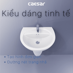 Lavabo chậu rửa mặt Caesar L2220 treo tường