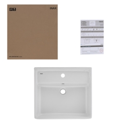 Lavabo chậu rửa mặt INAX L-293VEC đặt bàn 3 lỗ (L293V)