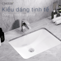 Lavabo chậu rửa mặt Caesar L5125 âm bàn