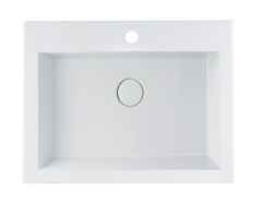 Lavabo chậu rửa mặt Caesar LF5017 bán âm dương vành