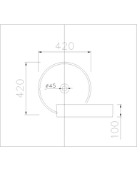 Lavabo chậu rửa mặt Caesar LF5258 đặt bàn
