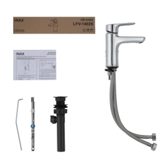 Vòi lavabo chậu rửa mặt INAX LFV-1402S nóng lạnh xả ty (LFV1402S)