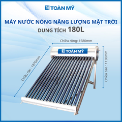 Máy nước nóng năng lượng mặt trời Toàn Mỹ I304 180L