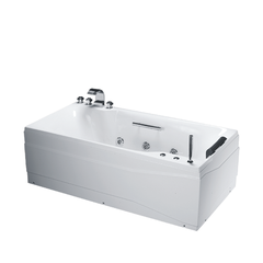 Bồn tắm dài Caesar MT0870L(R) loại chân yếm massage dài 1m7