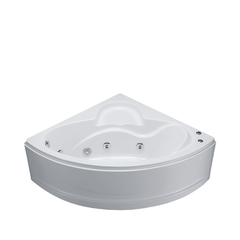 Bồn tắm góc Caesar MT5120 (loại chân yếm - có massage) dài 1m2