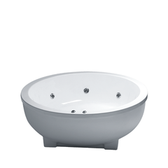 Bồn tắm lập thể Caesar MT6470 loại chân yếm massage dài 1m79