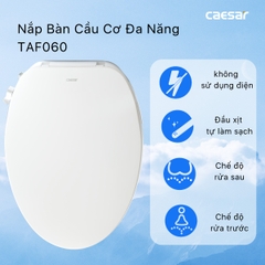 Nắp Bồn Cầu Rửa Cơ Caesar TAF060 Đa Năng