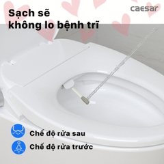 Nắp Bồn Cầu Rửa Cơ Caesar TAF060 Đa Năng