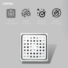 Phễu thoát sàn Caesar ST1212 (thoát Φ 60)