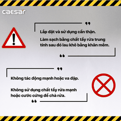 Nắp Bồn Cầu Điện Tử CAESAR TAF512H Đa Năng