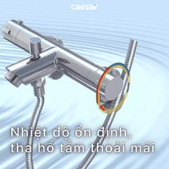 Vòi sen tắm nóng lạnh Caesar TS617C tự động