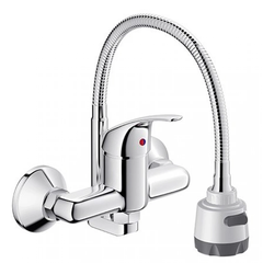 Vòi chậu rửa chén Viglacera VG712 nóng lạnh gắn tường