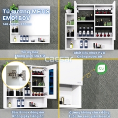 Tủ gương Caesar EM0180V
