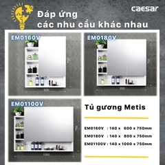 Tủ gương Caesar EM01100V