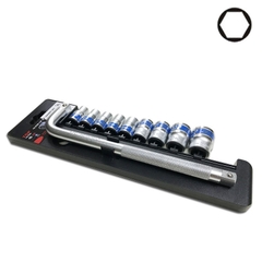 Bộ tuýp 1/2'' 10 món cần cong (L) Top TBS-12250