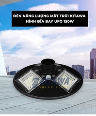 Đèn Năng Lượng Mặt Trời Kitawa Hình Đĩa Bay UFO 150W - UF1150