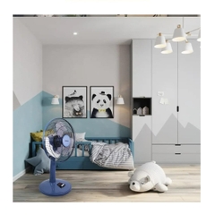 Quạt lửng cơ NLF1623BL 47W (xanh) Nanoco