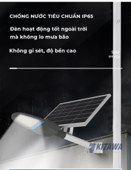 [200W] Đèn Năng Lượng Mặt Trời Công Trình Kitawa BC8200