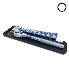 Bộ tuýp 10 món 1/2" cần tự động vuông nhanh Top TBS-12245