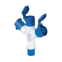 [MPE] Ổ cắm công nghiệp di động chia 3 MPE IP44 3P 16A MPN-1013