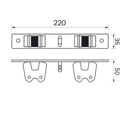 [Luxta] Kẹp treo chổi lau nhà LS105