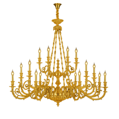 ĐÈN CHÙM NẾN THUỶ TINH – NC2045/8