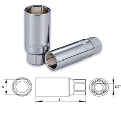 [Crossman] Đầu típ mở Bugi 1/2" (cao su) có lục giác