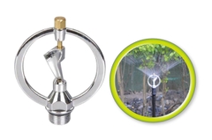 Béc phun tưới nước nông nghiệp tự động, thân kim loại ren ngoài 21mm Aquamate