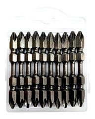 [Senka] Mũi bắn vít PH2 vật liệu S2 Taiwan NICKEL ĐEN 65MM