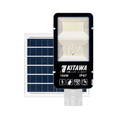 Đèn Đường Năng Lượng Mặt Trời 100W 2 Khoang KITAWA - BC1100